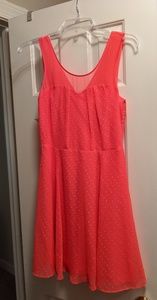 Pink heart shaped dress